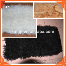 Real Lamb Fur Plate, piel de Mongolia